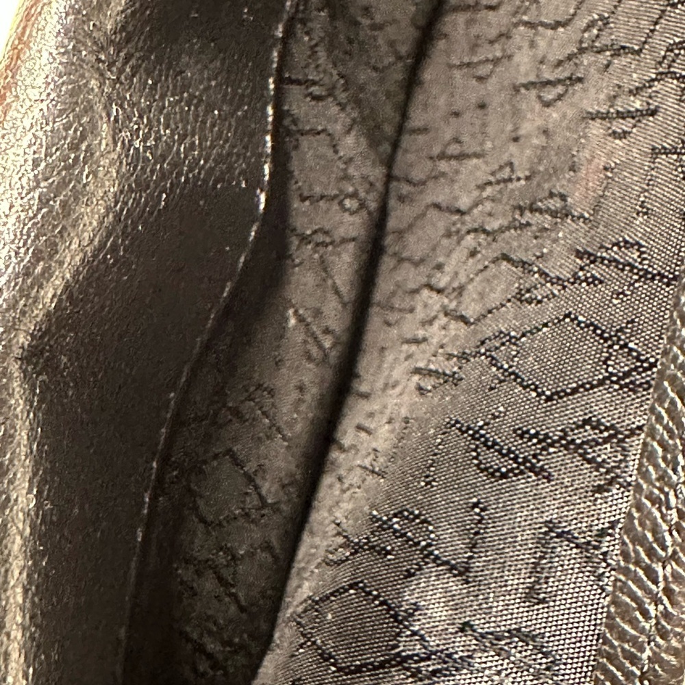 Vintage Yves Saint Laurent YSL Black Leather Cassandra Long Bifold Wallet EUC - Picture 8 of 16